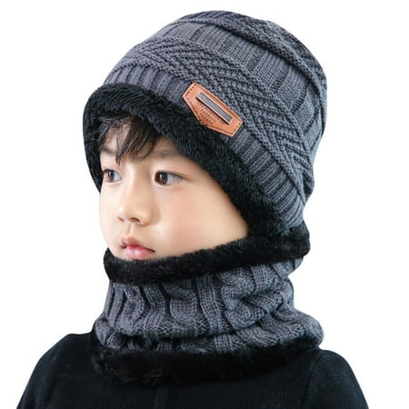 None Piece Winter Set Knitted Warm Hats Hat+Scarf Contrast Colors Fleece Two For Kid Kids Hat Hat Set for Kids
None Piece Winter Set Knitted Warm Hats Hat+Scarf Contrast Colors Fleece Two For Kid Kids Hat Hat Set for Kids