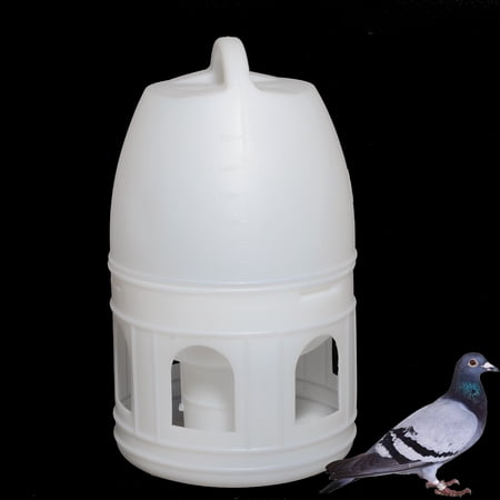 Aimeeli 6L Bird Water Drinker Feeder Pigeon Handle Plastic Pot Dispenser Container Pigeons Poultry Birds Supplies Tools