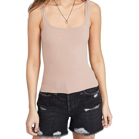 Free People Square One Seamless Cami Nude