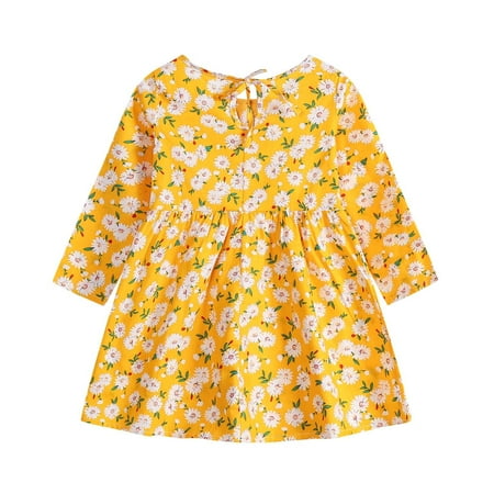 QIPOPIQ Toddler Girls Casual Dresses Clearance Toddler Baby Girl Clothing Long Sleeve One-Piece Floral Print Dress Autumn Kids Skirt
QIPOPIQ Toddler Girls Casual Dresses Clearance Toddler Baby Girl Clothing Long Sleeve One-Piece Floral Print Dress Autumn Kids Skirt
