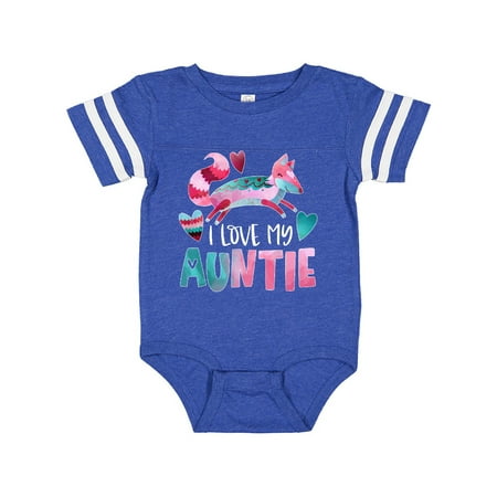 Inktastic I Love My Auntie Pink and Blue Fox with Hearts Gift Baby Boy or Baby Girl Bodysuit
Inktastic I Love My Auntie Pink and Blue Fox with Hearts Gift Baby Boy or Baby Girl Bodysuit
