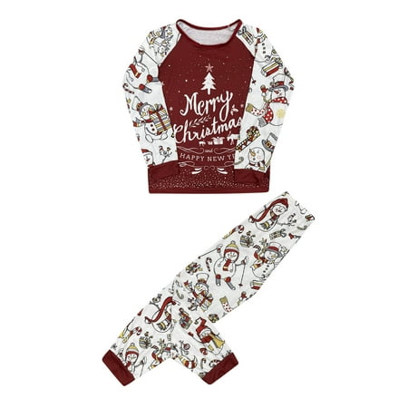 Fesfesfes Pjs Xmas Family Set Boys Girls Christmas Cute Snowman Print Top Pants Suit Family Parent-child Wear Kid Clearance Under $10
Fesfesfes Pjs Xmas Family Set Boys Girls Christmas Cute Snowman Print Top Pants Suit Family Parent-child Wear Kid Clearance Under $10