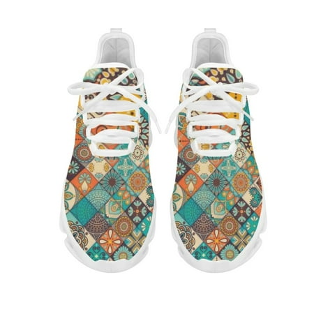New Trend Mandala Pattern Shoes for Women Outdoor Travel Shock Absorption Walking Footwear Comfortable Soft Sneakers
New Trend Mandala Pattern Shoes for Women Outdoor Travel Shock Absorption Walking Footwear Comfortable Soft Sneakers