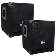 Seismic Audio Powered 10" Pro Audio Subwoofer PA DJ PRO Audio Band Speaker New 500W