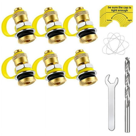 Fuel Gas Can Vent Caps 6 Pack Upgrade Fuel Gas Can Vent Kit Used for All for Gas Can Fuel Tank Water Jug Enhances Flow
Fuel Gas Can Vent Caps 6 Pack Upgrade Fuel Gas Can Vent Kit Used for All for Gas Can Fuel Tank Water Jug Enhances Flow