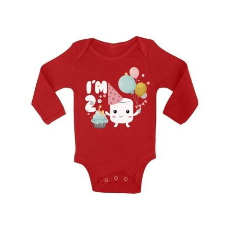 Awkward Styles Marshmallow Gifts for 2 Year Old Baby Bodysuit Long Sleeve Marshmallow Bodysuit Funny 2nd Birthday Birthday Gifts Cute Baby Girl Clothes Second B-Day Gifts Baby One Piece Outfit
Awkward Styles Marshmallow Gifts for 2 Year Old Baby Bodysuit Long Sleeve Marshmallow Bodysuit Funny 2nd Birthday Birthday Gifts Cute Baby Girl Clothes Second B-Day Gifts Baby One Piece Outfit