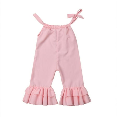 Toddler Kids Baby Girl Sleeveless Ruffles Bell-Bottom Jumpsuit Romper Overalls Long Pants Outfits Clothes
Toddler Kids Baby Girl Sleeveless Ruffles Bell-Bottom Jumpsuit Romper Overalls Long Pants Outfits Clothes
