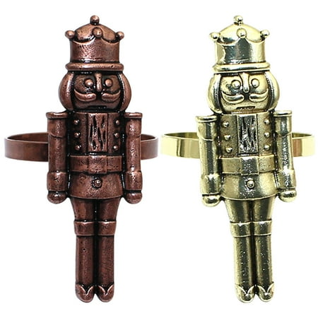 2pcs Christmas Nutcracker Napkin Ring Nutcracker Napkin Ring Holders Metal Napkin Ring for Party
2pcs Christmas Nutcracker Napkin Ring Nutcracker Napkin Ring Holders Metal Napkin Ring for Party