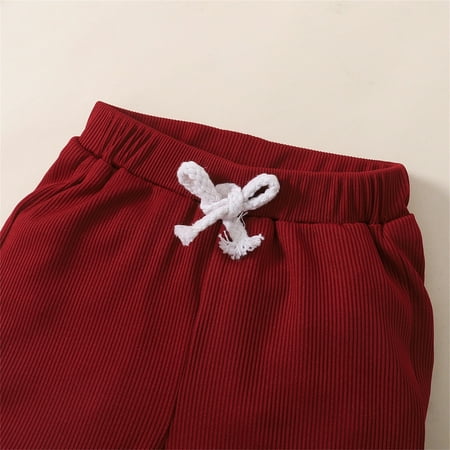 nsendm Toddler Baby Boy Girl Clothes Summer Knit Short Sleeve Buttons T Shirt Elastic Waist Shorts Set Outfits Teen Active Wear Childrenscostume Red 18-24 Months
nsendm Toddler Baby Boy Girl Clothes Summer Knit Short Sleeve Buttons T Shirt Elastic Waist Shorts Set Outfits Teen Active Wear Childrenscostume Red 18-24 Months