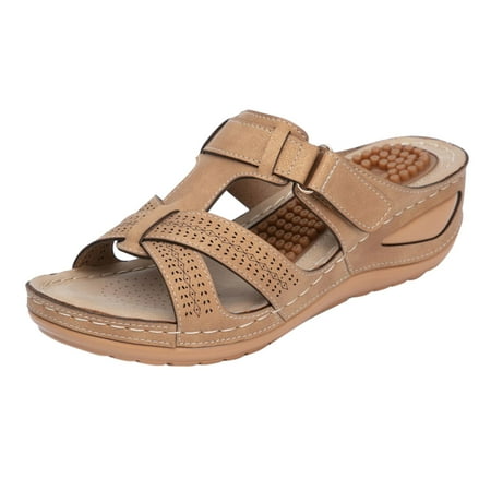 ZHAGHMIN Ladies Slippers Size 8 Women Slope Heel Slippers Summer Fashion Slope Heel Thick Soled Massage Retro Beach Slippers Slipper Flip Flops Women Warm House Slippers For Women Slippers For Women
ZHAGHMIN Ladies Slippers Size 8 Women Slope Heel Slippers Summer Fashion Slope Heel Thick Soled Massage Retro Beach Slippers Slipper Flip Flops Women Warm House Slippers For Women Slippers For Women
