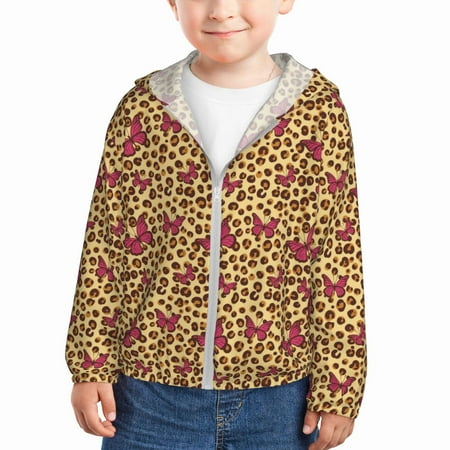 Sun Hoodie for Kids fashion butterfly yellow leopard Long Sleeve Swim Fishing Shirts Sun Protection Zip Up Jacket Clothing Athletic Hoodie
Sun Hoodie for Kids fashion butterfly yellow leopard Long Sleeve Swim Fishing Shirts Sun Protection Zip Up Jacket Clothing Athletic Hoodie