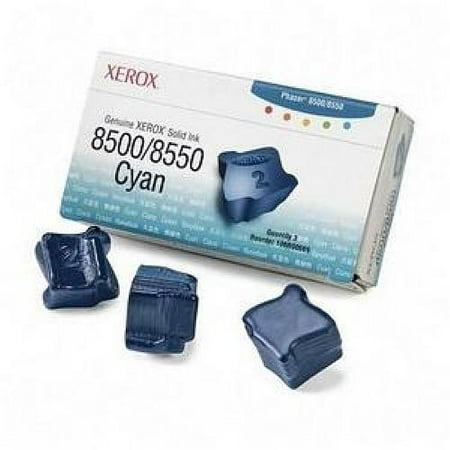 Xerox Cyan 3000 Page Yield Solid Ink Stick for Phaser 8500DN