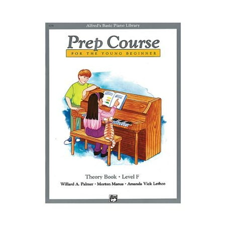 Alfred 00-6298 Basic Piano Prep Course- Theory Book F - Music Book