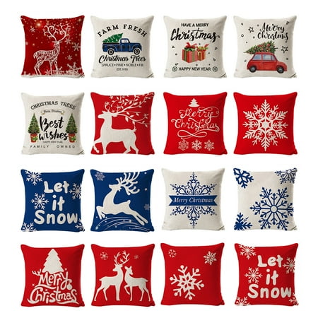 MQing Breathable Pillow Case Single-sided Flax Skin-friendly Christmas Cushion Cover for Home
MQing Breathable Pillow Case Single-sided Flax Skin-friendly Christmas Cushion Cover for Home