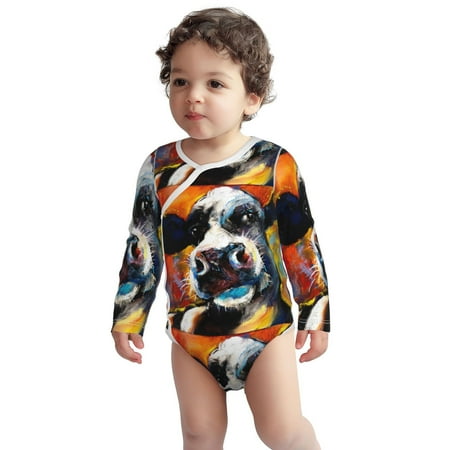 Haiem Cow Printed Unisex-Baby Long Sleeve Onesies Bodysuits Unisex Babies Snap-Up Rompers-12 Months
Haiem Cow Printed Unisex-Baby Long Sleeve Onesies Bodysuits Unisex Babies Snap-Up Rompers-12 Months