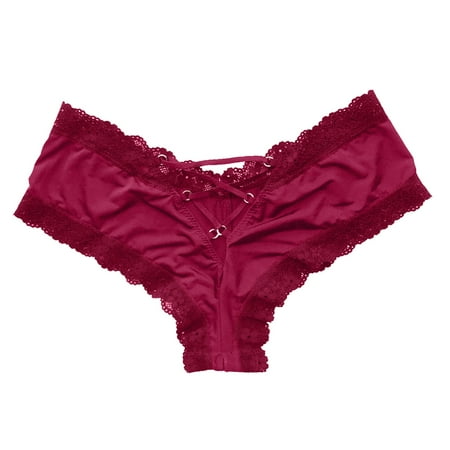 Follure Women Underwear Brief Appeal Ice Silk Cross Tie Lace Low Waist Underpants Underwear
Follure Women Underwear Brief Appeal Ice Silk Cross Tie Lace Low Waist Underpants Underwear