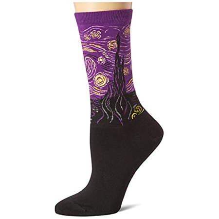 Hot Sox Women s Artist Series Crew Socks | Starry Night Purple Shoe Size: 4-10
Hot Sox Women s Artist Series Crew Socks | Starry Night Purple Shoe Size: 4-10