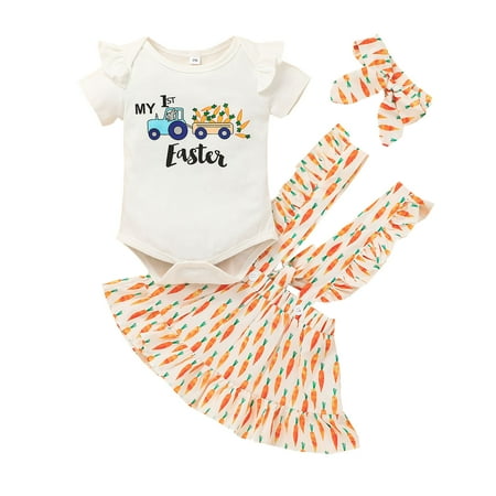 simu Easter Clothes Baby Boy Girl Suspenders Baby Outfits Romper Girls Easter Cartoon Printed Bodysuit+Ruffles Skirts Rabbit Girls Outfits&Set for Baby Clothes Girl
simu Easter Clothes Baby Boy Girl Suspenders Baby Outfits Romper Girls Easter Cartoon Printed Bodysuit+Ruffles Skirts Rabbit Girls Outfits&Set for Baby Clothes Girl