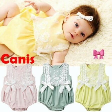 Cute Toddler Baby Girl Lace Summer Bodysuit Romper Jumpsuit Sunsuit Clothes 0-24M
Cute Toddler Baby Girl Lace Summer Bodysuit Romper Jumpsuit Sunsuit Clothes 0-24M