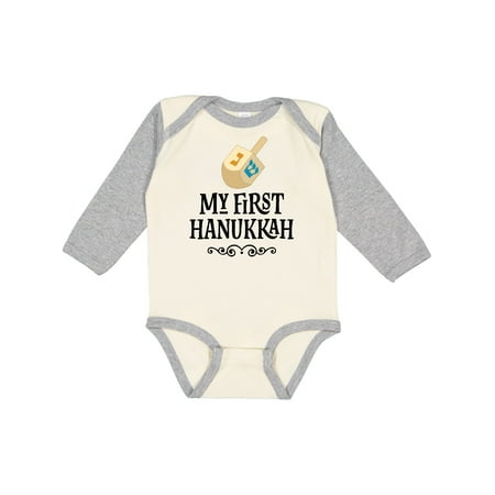 Inktastic My 1st Hanukkah Dreidel Gift Baby Boy or Baby Girl Long Sleeve Bodysuit
Inktastic My 1st Hanukkah Dreidel Gift Baby Boy or Baby Girl Long Sleeve Bodysuit