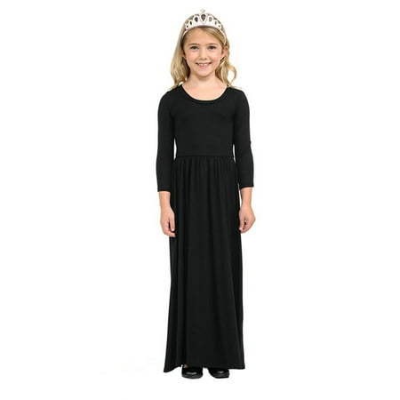 LIhncine Girls Dress Kids Toddler Girls Dress Above Knee Dress Long Sleeve Solid Long Dress Princess Dress (Black 3-4 Years)
LIhncine Girls Dress Kids Toddler Girls Dress Above Knee Dress Long Sleeve Solid Long Dress Princess Dress (Black 3-4 Years)