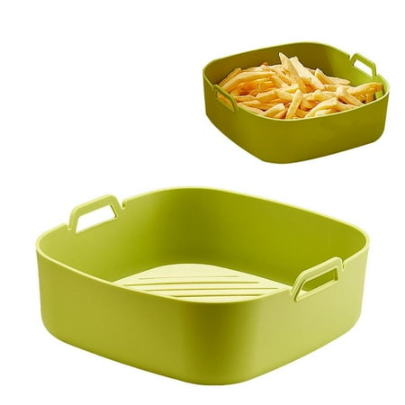 Air Fry er Silicone Liners | Reusable Food Safe Air Fry er Silicone Basket | Non Stick Air F ryer Pan Heat Resistant Air Fry er Accessories Replacement of Parchment Liner Paper
Air Fry er Silicone Liners | Reusable Food Safe Air Fry er Silicone Basket | Non Stick Air F ryer Pan Heat Resistant Air Fry er Accessories Replacement of Parchment Liner Paper
