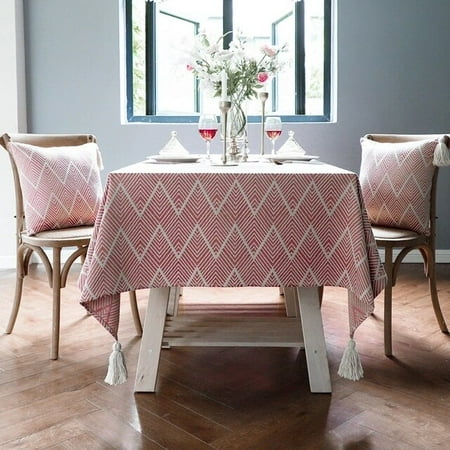 UMMH Weave Pattern Table Cloth Rectangular Tablecloth With Tassels Thick Table Cover For Home Decor Dining Room Kitchen
UMMH Weave Pattern Table Cloth Rectangular Tablecloth With Tassels Thick Table Cover For Home Decor Dining Room Kitchen