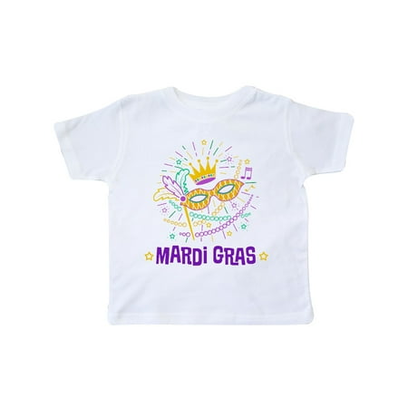 Inktastic Mardi Gras Party Crown Mask Gift Toddler Boy or Toddler Girl T-Shirt 
Inktastic Mardi Gras Party Crown Mask Gift Toddler Boy or Toddler Girl T-Shirt