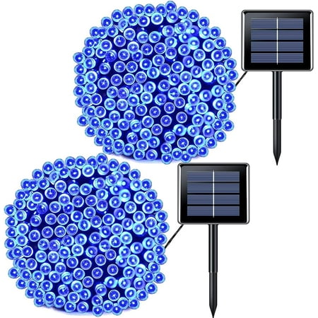 2 Pack Solar Christmas Lights Outdoor Waterproof 200LED 75 ft Each Blue Solar Lights Outdoor 8 Modes Solar String Lights for Outside Gardens Party Tree Halloween Christmas Decorations
2 Pack Solar Christmas Lights Outdoor Waterproof 200LED 75 ft Each Blue Solar Lights Outdoor 8 Modes Solar String Lights for Outside Gardens Party Tree Halloween Christmas Decorations