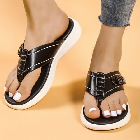 Women Sandals Clearance 2023! Pejock Women s Flip-Flops with Arch Support Sandals Solid Color Flip Flops Thick Heel Slippers Casual Shoes Summer Athletic Outdoor Beach Sandals
Women Sandals Clearance 2023! Pejock Women s Flip-Flops with Arch Support Sandals Solid Color Flip Flops Thick Heel Slippers Casual Shoes Summer Athletic Outdoor Beach Sandals