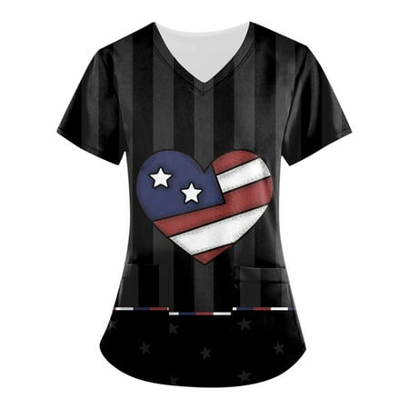 HIMIWAY Women s Fashion V-neck Short Sleeve Workwear With Pockets Printed Tops Summer Tops For Women
HIMIWAY Women s Fashion V-neck Short Sleeve Workwear With Pockets Printed Tops Summer Tops For Women