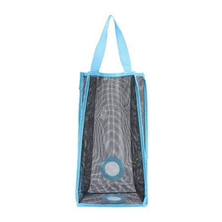 Hanging Folding Mesh Garbage Bag Organizer Trash Bags Holder Recycling Containers Storage for Kitchen - Size L(Blue)
Hanging Folding Mesh Garbage Bag Organizer Trash Bags Holder Recycling Containers Storage for Kitchen - Size L(Blue)