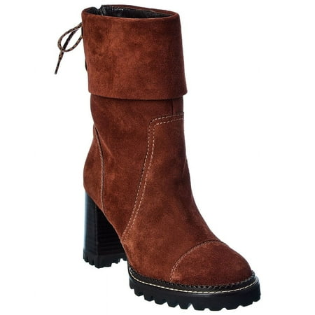 See by Chloé Suede Bootie 39 Brown