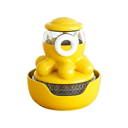 FaLX 1 Set Dish Cleaning Brush Octopus Shape Leak-Free Strong Desmearing Liquid Dispenser Pot Scrubbing Washing Wire Wool Brush for Daily Use
FaLX 1 Set Dish Cleaning Brush Octopus Shape Leak-Free Strong Desmearing Liquid Dispenser Pot Scrubbing Washing Wire Wool Brush for Daily Use