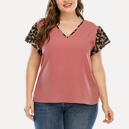 Easter Shirts for Women lace splicing Summer Casual Plus Size Tee V Neck Short sleeve Tunic Blouses
Easter Shirts for Women lace splicing Summer Casual Plus Size Tee V Neck Short sleeve Tunic Blouses