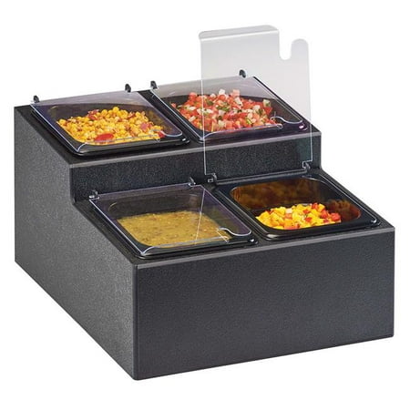 

Classic 4 Section Condiment Station - 13.75 x 16.25 x 9 in.
