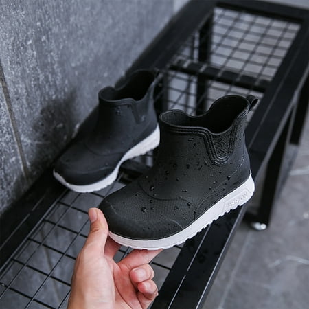 Bnwani Rain Boots For Men Rubber Boots For Men Waterproof Fashion Non-slip Soft Unisex Ankle-High Rain Boots Clearence On Shoes Black 25-29
Bnwani Rain Boots For Men Rubber Boots For Men Waterproof Fashion Non-slip Soft Unisex Ankle-High Rain Boots Clearence On Shoes Black 25-29