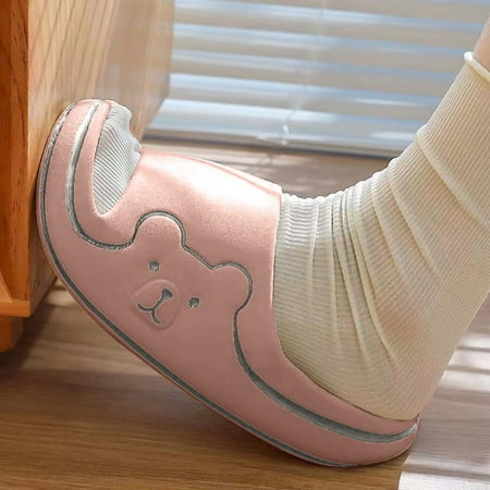 Cartoon Bear Pattern EVA Indoor Soft Bottom Non-slip Slippers