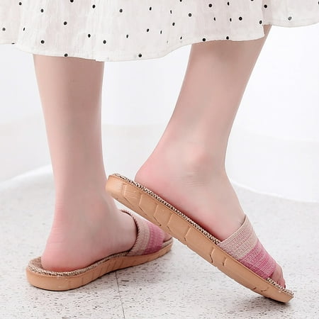 Cathalem Women Flip-Flops Sandals Shoes Beach Linen Cotton Slipper Breathable Shoes Home Women s Cowboys Slippers for Women Pink 9.5
Cathalem Women Flip-Flops Sandals Shoes Beach Linen Cotton Slipper Breathable Shoes Home Women s Cowboys Slippers for Women Pink 9.5