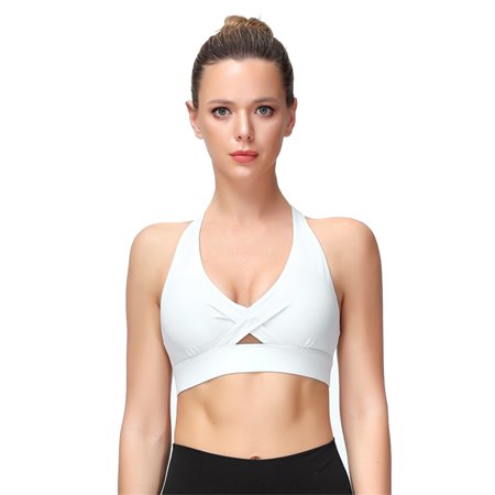 Women s Yoga Crop Top Sports Bra Girls Workout Sports Bras with Breathable Cups White XL
Women s Yoga Crop Top Sports Bra Girls Workout Sports Bras with Breathable Cups White XL