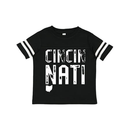 Inktastic Cincinnati Ohio Distressed Font Gift Toddler Boy or Toddler Girl T-Shirt
Inktastic Cincinnati Ohio Distressed Font Gift Toddler Boy or Toddler Girl T-Shirt
