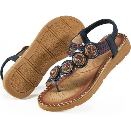 Women s Summer Sandals Casual Comfortable Flip Flops Beach Shoes Ankle T-Strap Thong Elastic Flat Sandals for Women
Women s Summer Sandals Casual Comfortable Flip Flops Beach Shoes Ankle T-Strap Thong Elastic Flat Sandals for Women