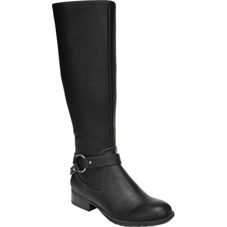 Women s Life Stride X-Felicity Riding Boot Black Polyurethane 5.5 M