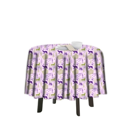 eloria Animal Printed Round Table Cloth Resistant Washable Decorative Table Cover for Dining Table
eloria Animal Printed Round Table Cloth Resistant Washable Decorative Table Cover for Dining Table