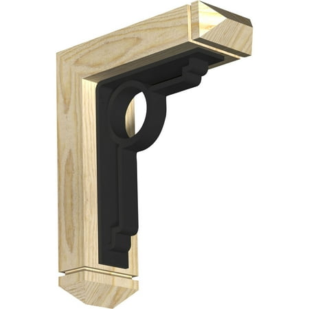 4 W x 11 1/2 D x 14 H Maria Arts & Crafts Ironcrest Rough Sawn Bracket Douglas Fir (2 W x 7 1/2 D x 10 H Iron Bracket)
4 W x 11 1/2 D x 14 H Maria Arts & Crafts Ironcrest Rough Sawn Bracket Douglas Fir (2 W x 7 1/2 D x 10 H Iron Bracket)