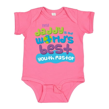 Inktastic My Daddy is the World’s Best Youth Pastor Gift Baby Boy or Baby Girl Bodysuit
Inktastic My Daddy is the World’s Best Youth Pastor Gift Baby Boy or Baby Girl Bodysuit