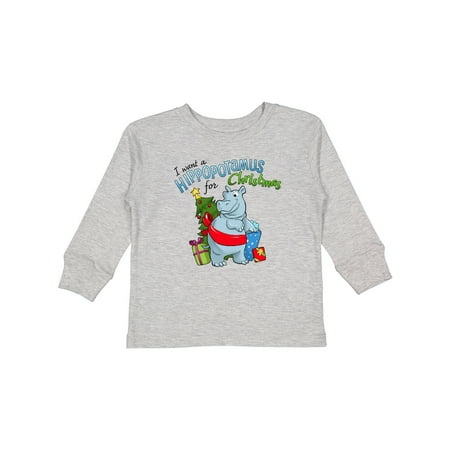 Inktastic I Want a Hippopotamus for Christmas Gift Toddler Boy or Toddler Girl Long Sleeve T-Shirt
Inktastic I Want a Hippopotamus for Christmas Gift Toddler Boy or Toddler Girl Long Sleeve T-Shirt