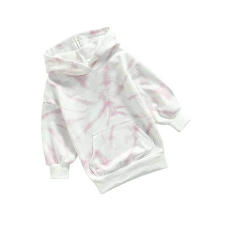 aturustex Toddler Baby Girl Fall Clothes Long Sleeve Tie Dye Print Pullover Hooded Top Casual Outfit with Front Pocket
aturustex Toddler Baby Girl Fall Clothes Long Sleeve Tie Dye Print Pullover Hooded Top Casual Outfit with Front Pocket