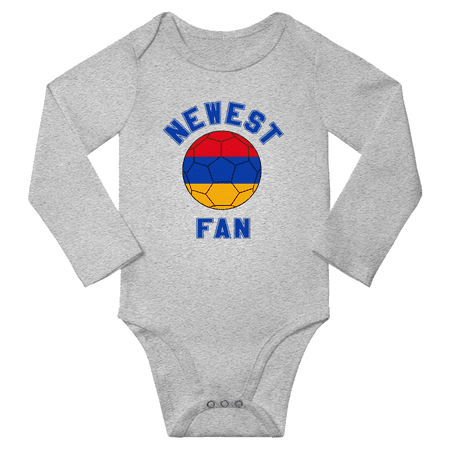Newest Armenia Soccer Football Fan Baby Long Sleeve Bodysuit Jumpsuits (Gray 12 Months)
Newest Armenia Soccer Football Fan Baby Long Sleeve Bodysuit Jumpsuits (Gray 12 Months)