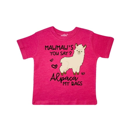 Inktastic Mawmaw s You Say Alpaca My Bags Gift Toddler Boy or Toddler Girl T-Shirt
Inktastic Mawmaw s You Say Alpaca My Bags Gift Toddler Boy or Toddler Girl T-Shirt